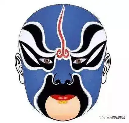 亲子时光生旦净末丑五彩斑斓小画笔绘制京剧脸谱