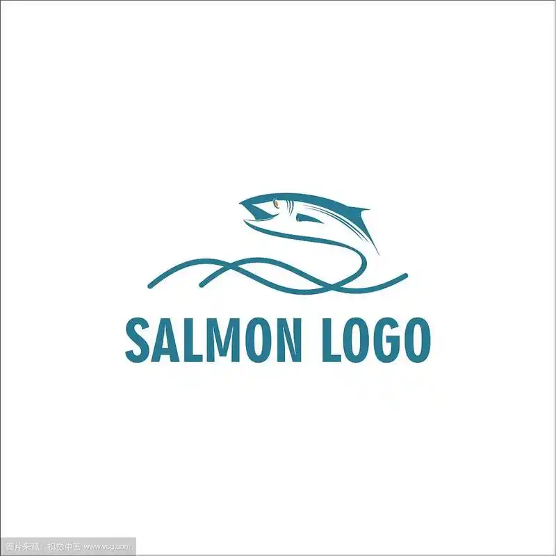鱼的标志设计灵感来源于波浪