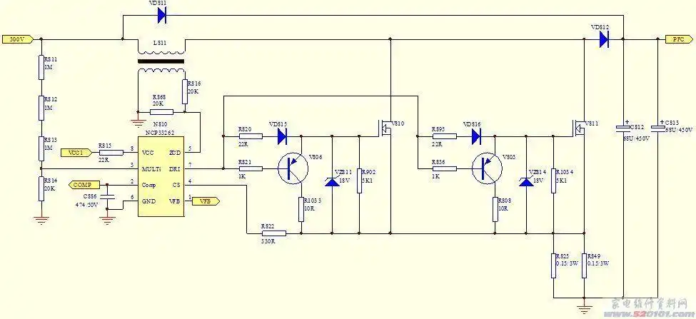 海信电视电路图(海信led液晶电视电源电路分析与维修)