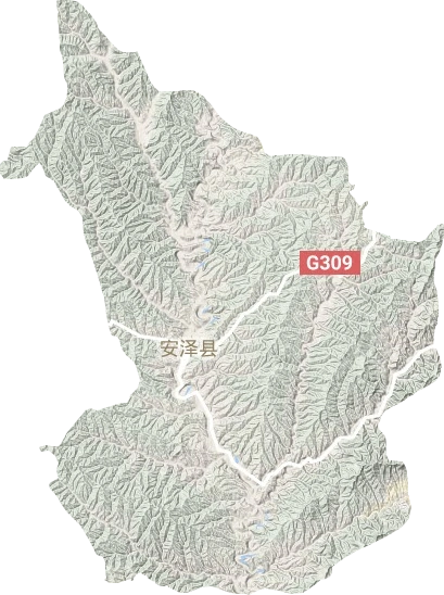 安泽县高清卫星地图