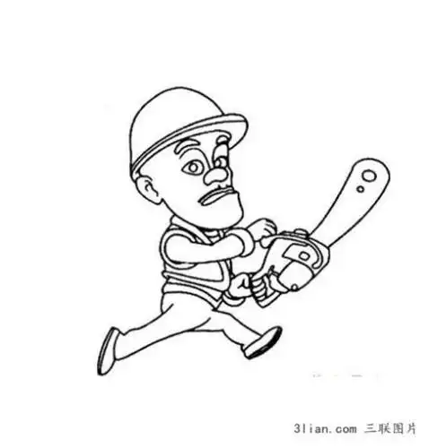 光头强怎么画,而且是简笔画