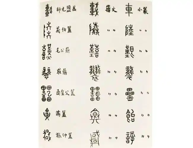 徐无闻的"中山篆"艺术及史学意义_铭文_文字_笔画
