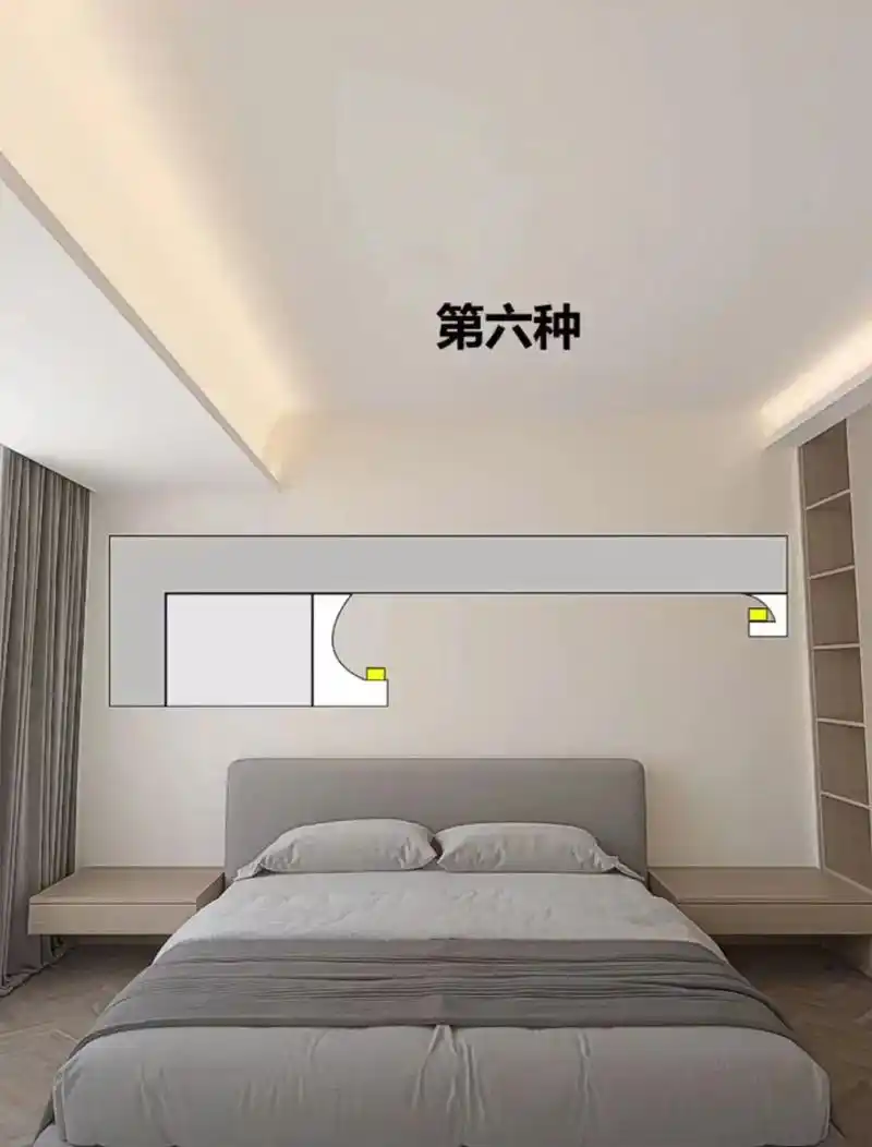 卧室有一个梁什么处理.