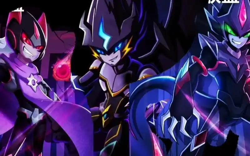 赛尔号第12季第三话解说 -黑暗雷伊和黑暗布莱克大战黑暗盖亚