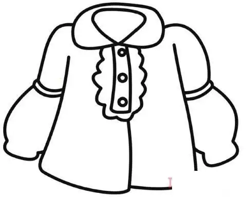 大衣外套怎么画图片漂亮上衣的画法简笔画