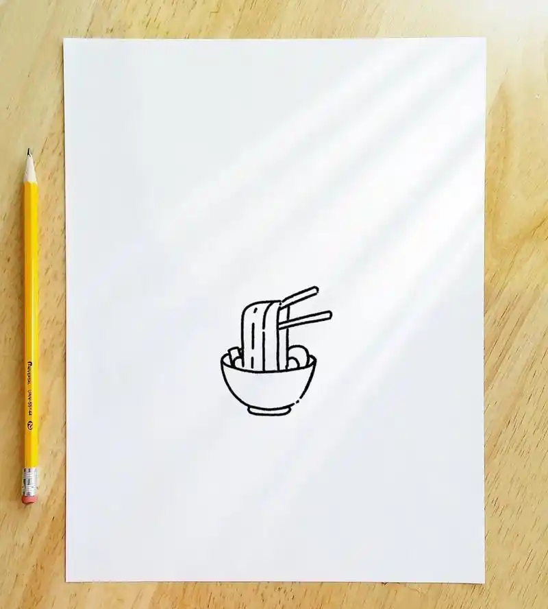 97简笔画教程-面条91