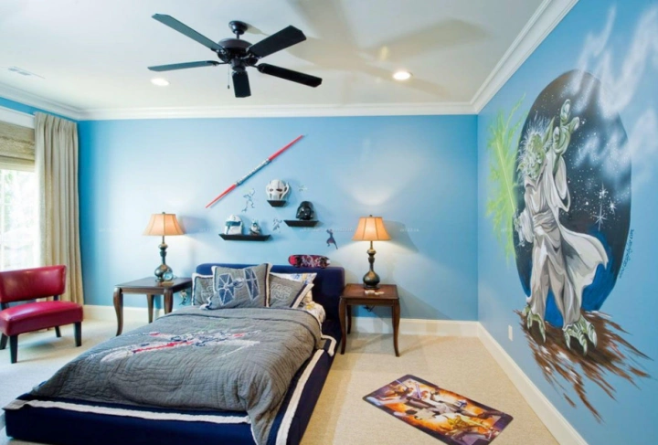 卧室墙绘图案选择指南