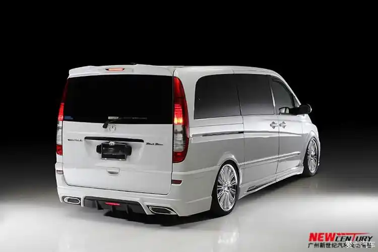 老款奔驰唯雅诺 威霆改装wald大包围 前杠 尾翼 侧裙 后-爱卡汽车网