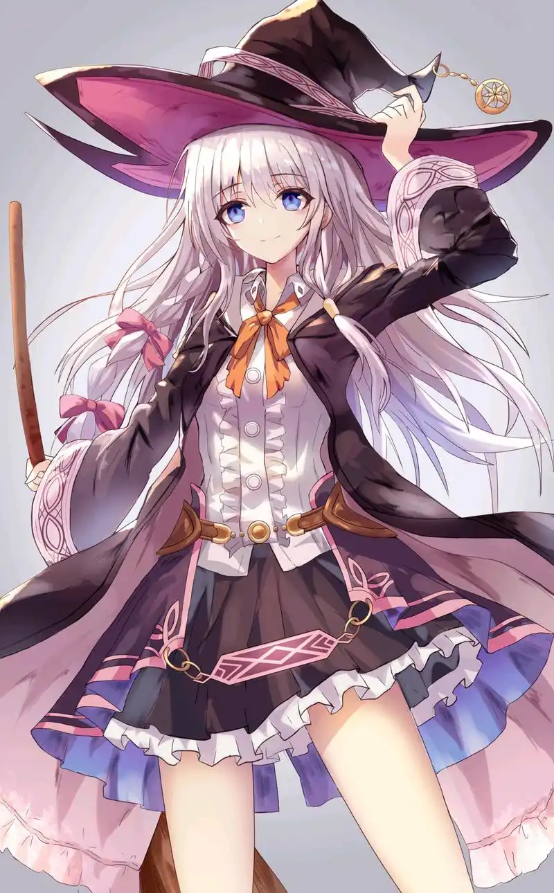 【动漫壁纸/伊蕾娜】白发少女伊蕾娜成为灰之魔女了,开启新的旅途