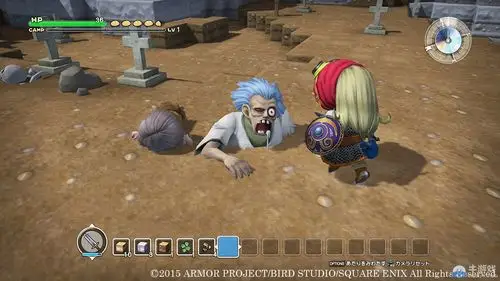 勇者斗恶龙建造者公开新截图最强陪练史莱姆激萌无比