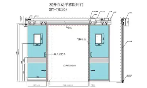 湖北气密医用自动门生产安装