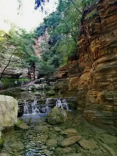 2020年8月上旬,与好友及两位老人走进长治太行山大峡谷(二)