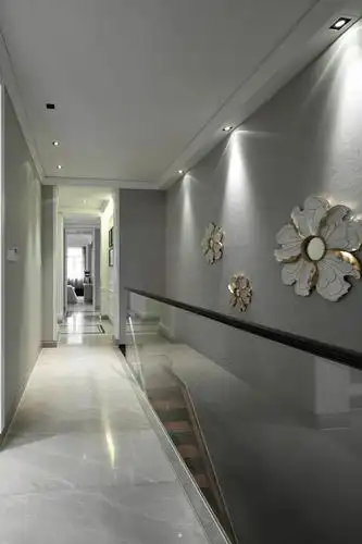 简欧别墅装修走廊图片 过道