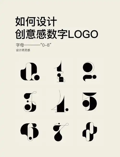 logodesign创意感数字logo设计合集