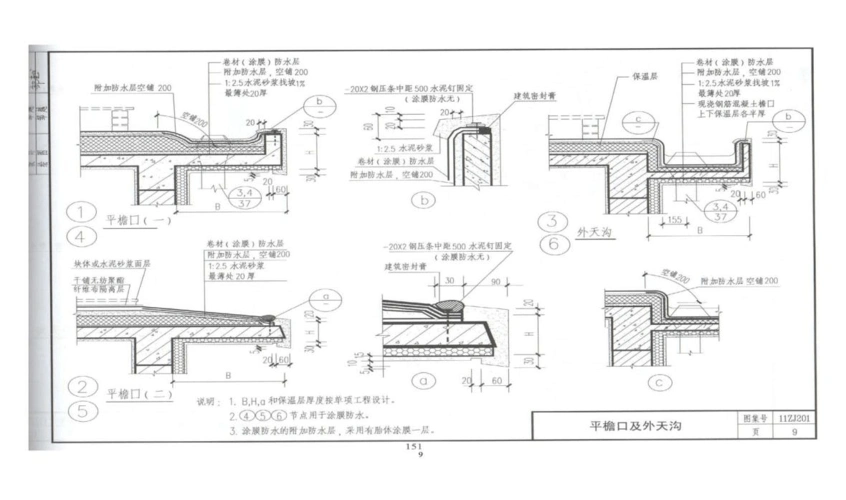 11zj201平屋面图集