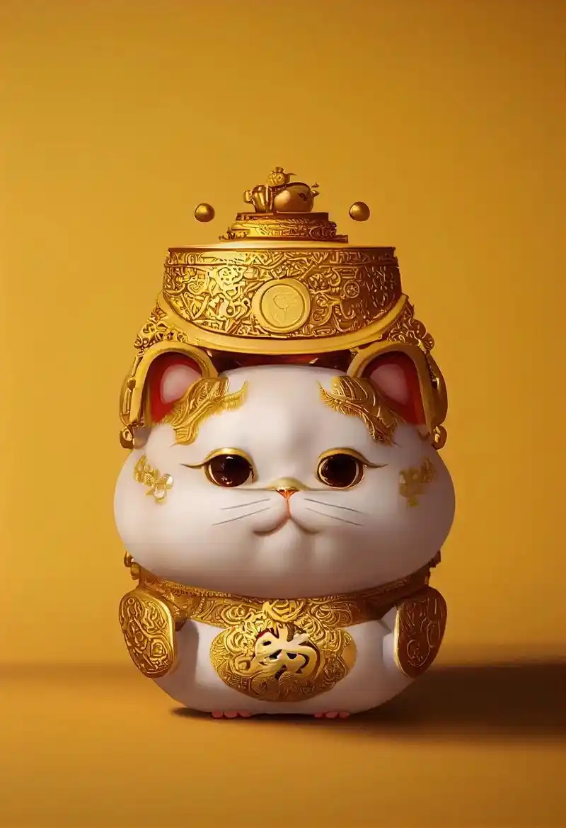 招财猫猫在线送钱钱,请伸手接住#手机壁纸  - 抖音