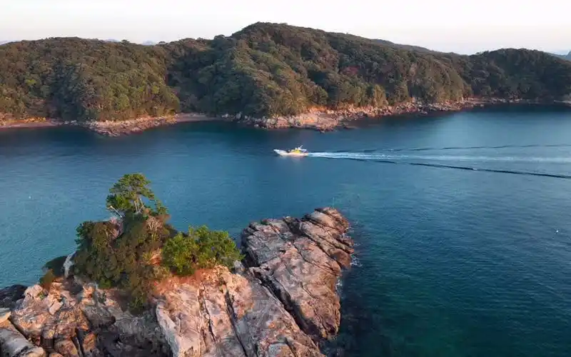 大疆御3的ndpl减光偏振滤镜航拍海面风光效果