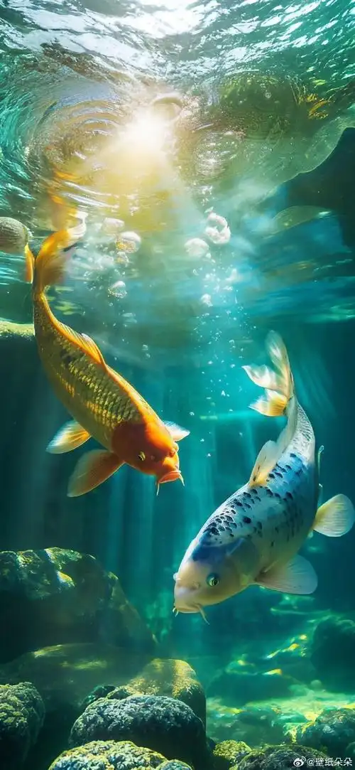 "荷" 颜悦色吸金转运锦鲤壁纸