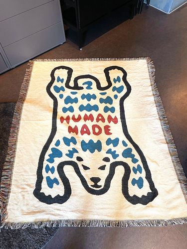 饰挂毯床毯毛毯潮流玩家humanmade老虎午睡盖毯沙发毯露营毯装