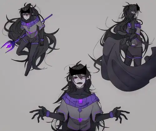 好久没画开联相关了,拿暗魔大人.