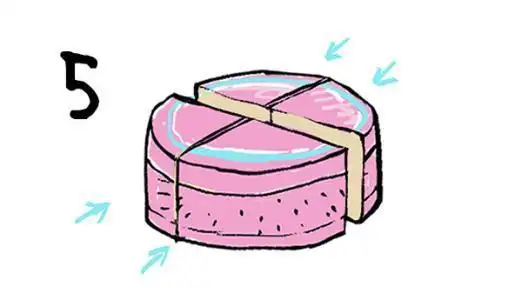 蛋糕切糕简笔画