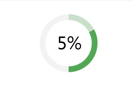 纯css3实现圆形进度条效果