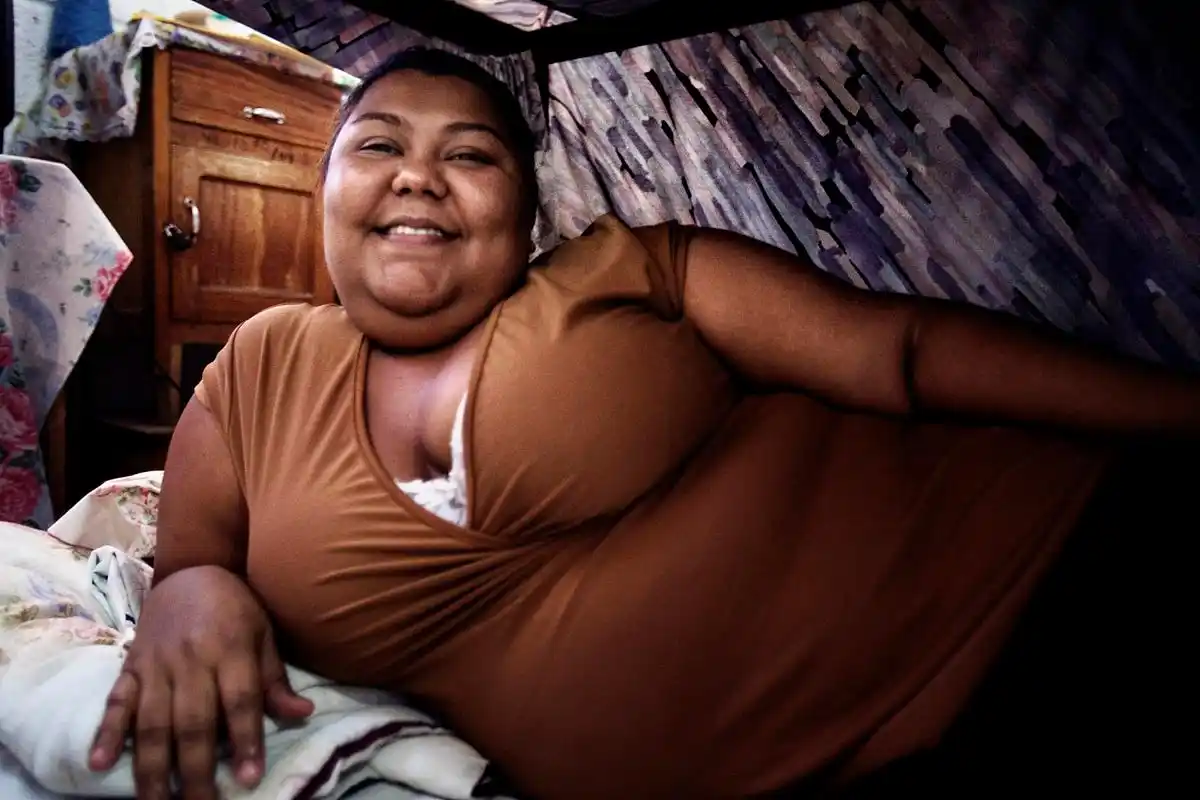 世界上最胖的女人,咱们中国爷们有相中的吗?[坏笑]#搞笑