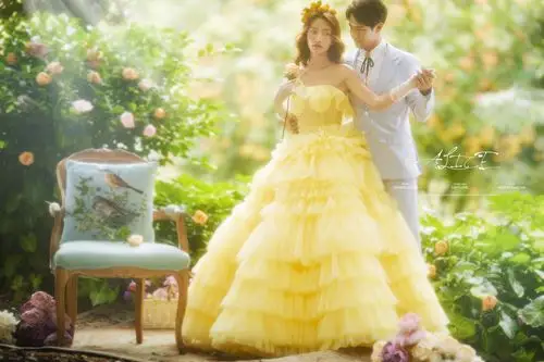 韩式|花海|小清新系列婚纱照摄影