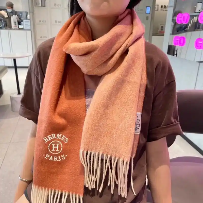 爱马仕爆款羊绒围巾