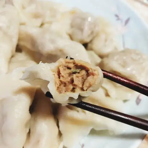 monution做的香菇肉馅饺子