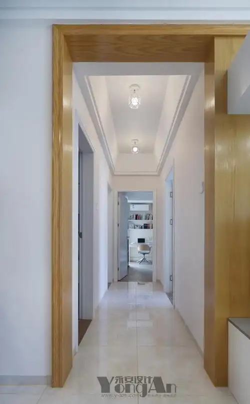 三居 现代 北欧 和平里 永安设计 深圳设计 家装 走廊 过道图片来自