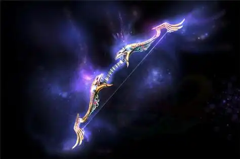 用铁鱼之骨跟火鸟之羽炼成的,在后世后羿射日便用的此弓,有着弓王的美