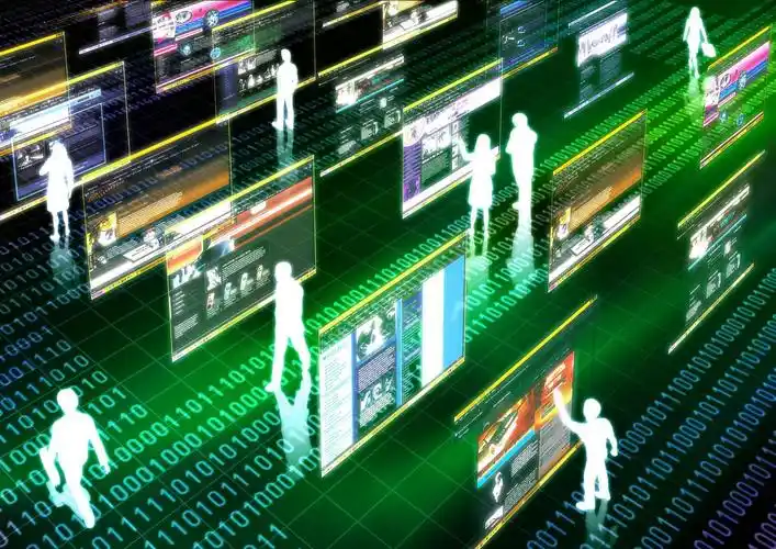 虚拟网络互联网数字化信息虚拟影像