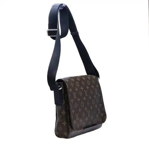 [9.5新]路易威登lv男士单肩包pu经典老花1206