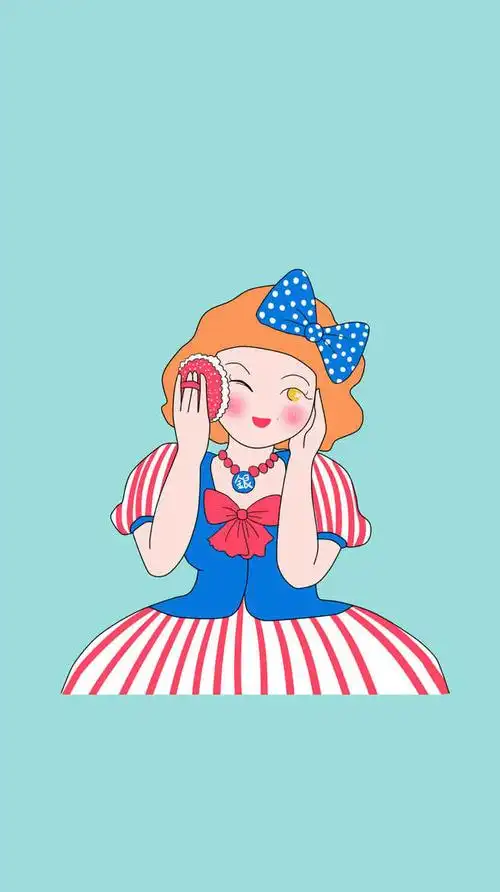 我银手机壁纸6,把自己打扮的美美哒,心情也就美美哒.