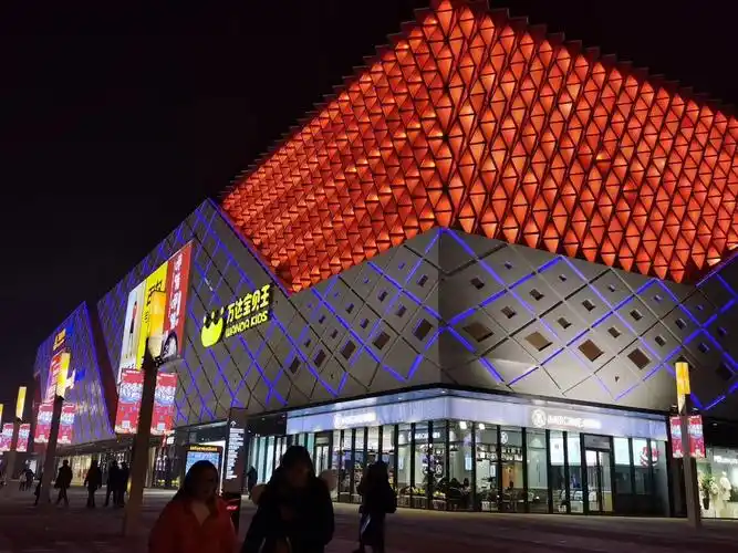 濮阳万达广场夜拍 - 花粉随手拍夜景 花粉俱乐部