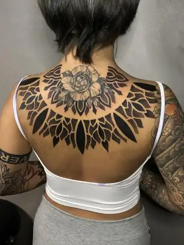 曼陀罗_纹身图案手稿图片_老丸的纹身作品集