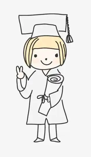 人物简笔画 小学生毕业 毕业日简笔画大全大班毕业季献给老师的简笔画
