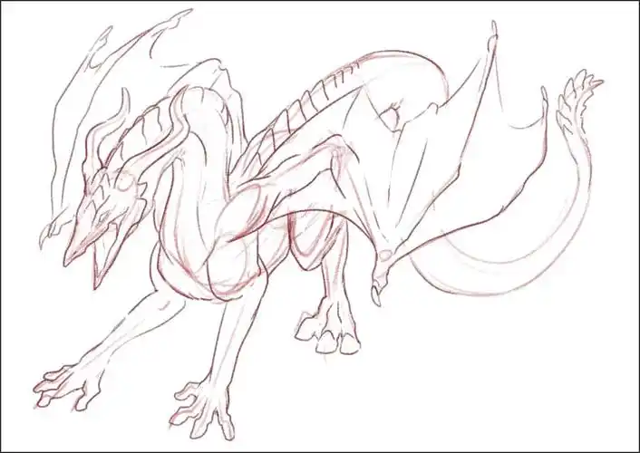 教你简单的青龙画法步骤! - 知乎