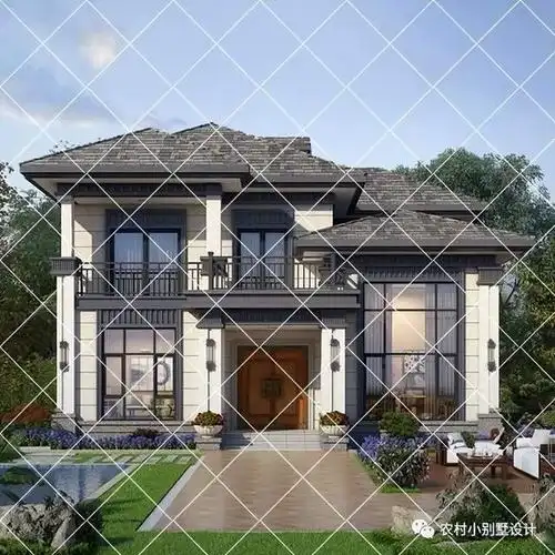 28套二层新中式别墅设计,实力不允许低调,帅到没朋友农村自建房