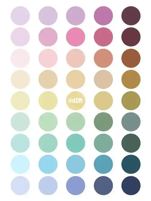 分享高级配色莫兰迪色系