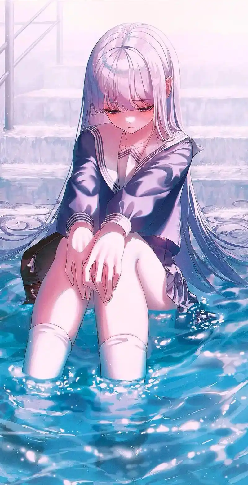 白色系#神里绫华#二次元  - 抖音