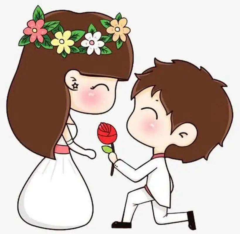 女儿问爸爸:爸爸,电视上男主角求婚为什么都是单膝跪地?