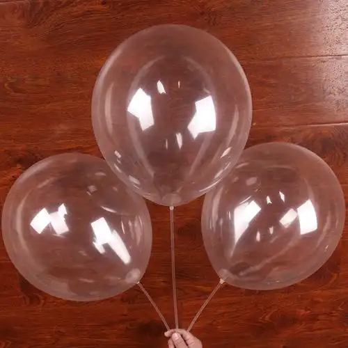 8克白皮透明乳胶气球 装饰气球 婚庆气球气球批发100个装