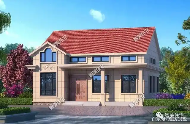 12×12米一层半别墅,等我有钱了,就在老家盖一栋犒劳自己!