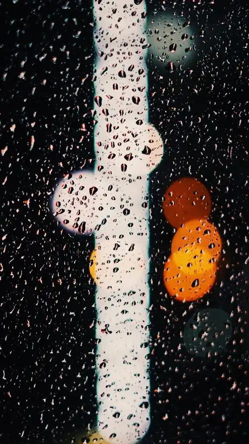 下雨天的雨滴,高清图片,手机锁屏桌面-壁纸族