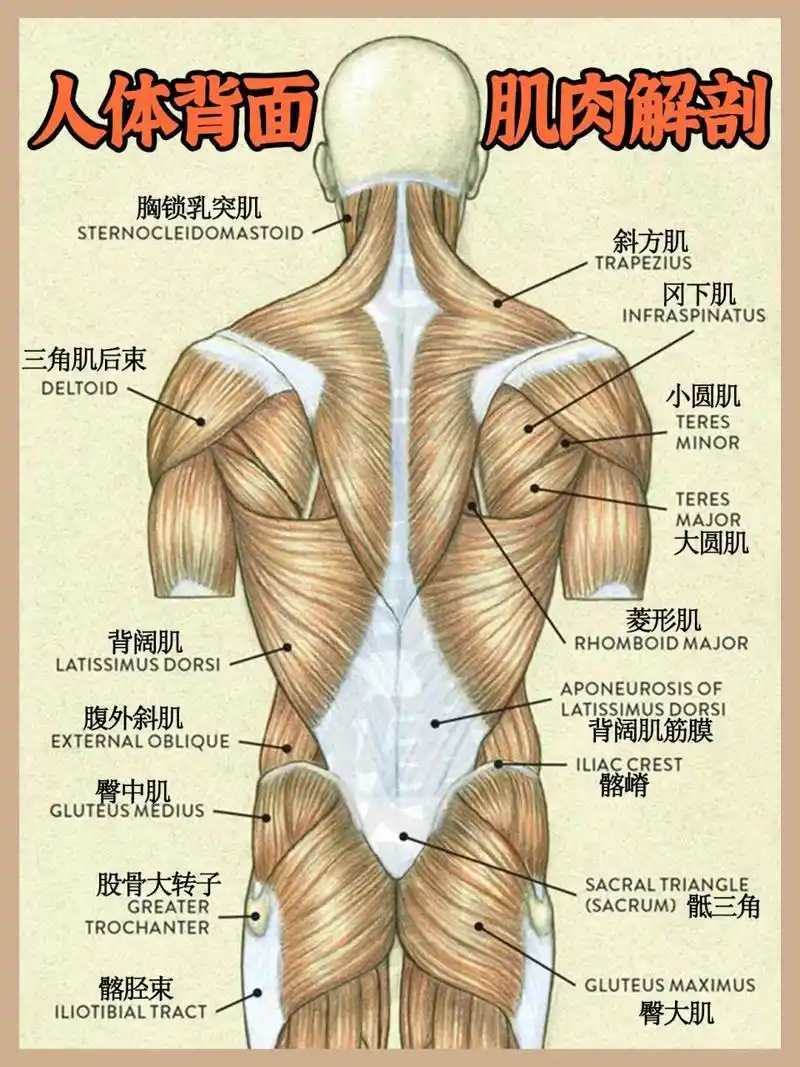 人体基础肌肉解剖完整版 | 建议收藏78156997 73想要学好