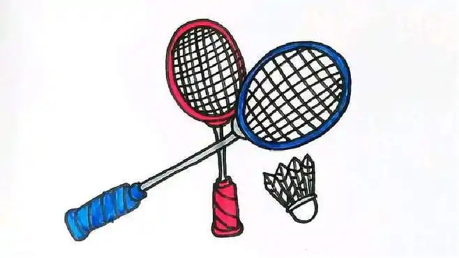 手把手教你画羽毛球拍简笔画-母婴亲子视频-搜狐视频