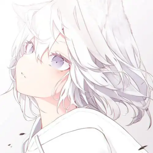 动漫头像:白毛系列动漫女头
