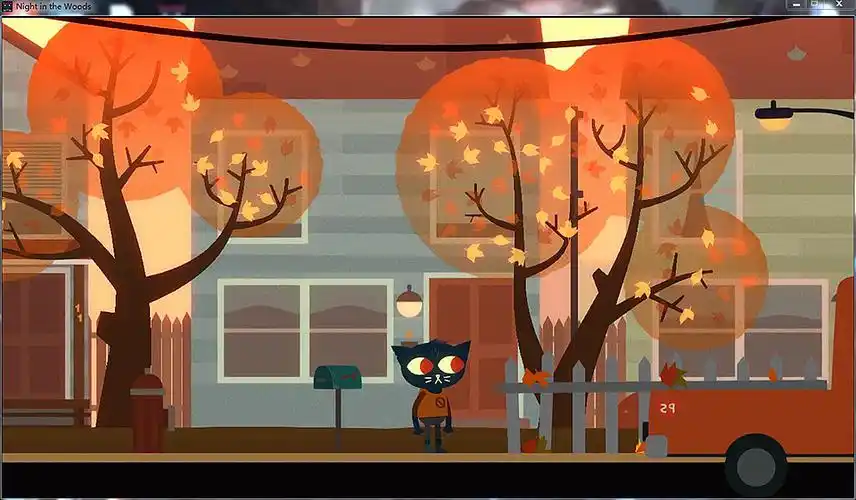 《林中之夜》室外场景